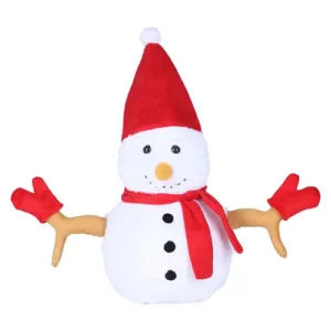 ToysTender Christmas Snowman Stuffed Soft Plush Kids Animal Toy 13 Inch White