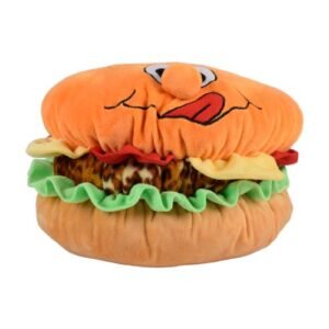 ToysTender Hamburger Plush Stuffed Cushion Shaped Soft Toy Multicolor 18 Cm