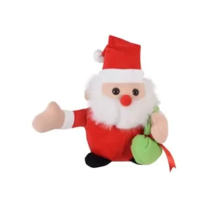 ToysTender Jingle Bells Stuffed Santa Claus Christmas Decor Xmas Soft Toy 7 Inch