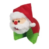 ToysTender Santa Folding Plush Stuffed Soft Kids Pillow Cushion 16X12 Inch Multicolor